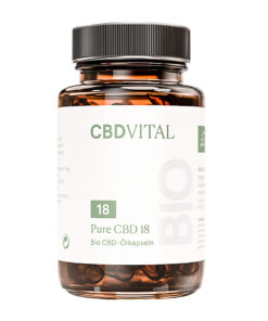 CBD Kapseln Flasche vorn