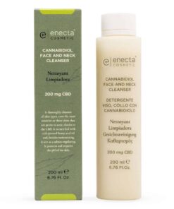 Enecta Gesichtsreiniger – Flasche mit Verpackung – Vorderansicht
